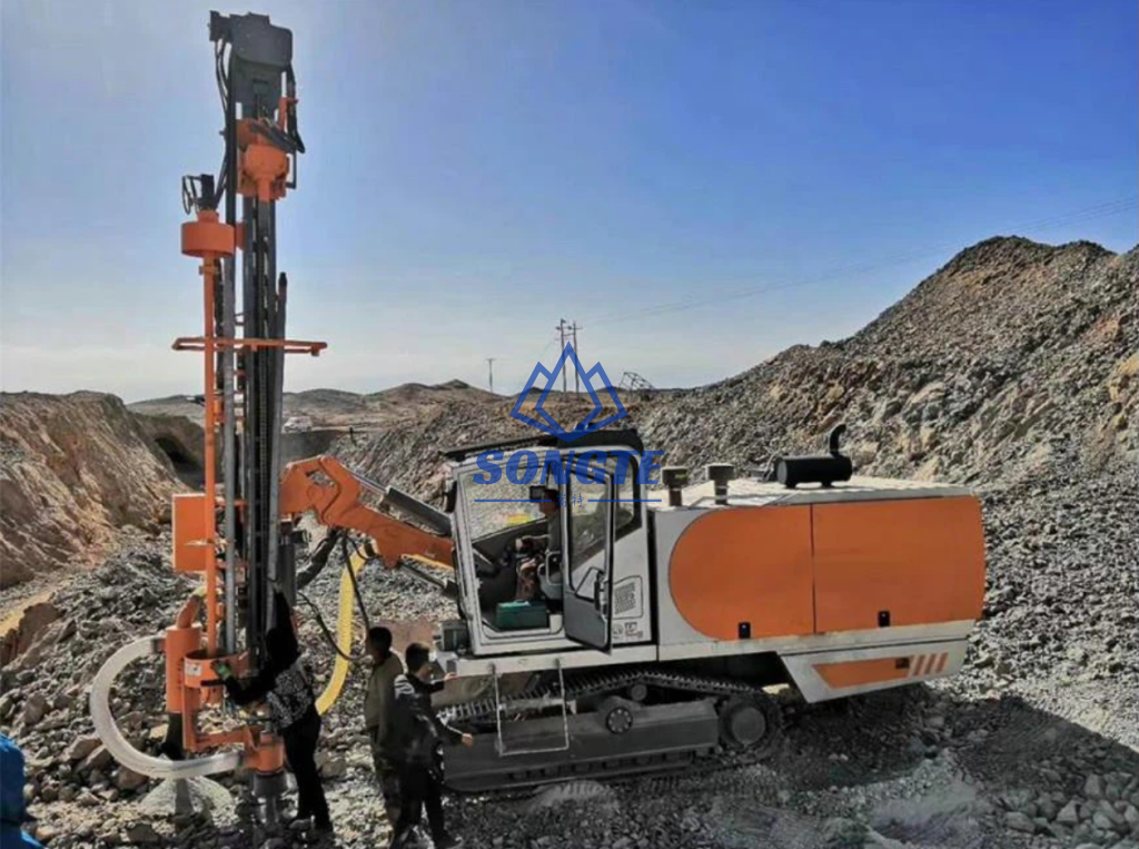 SDA-44 Automatic Integrated DTH Drilling Rig With Air Compressor ...