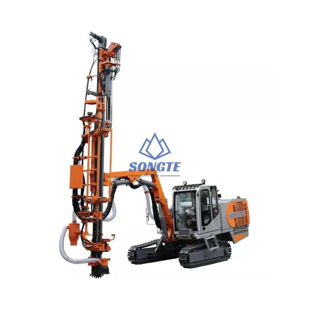 SDA-63 Automatic Integrated Top Hammer Drilling Rig Built-in Air Compressor
