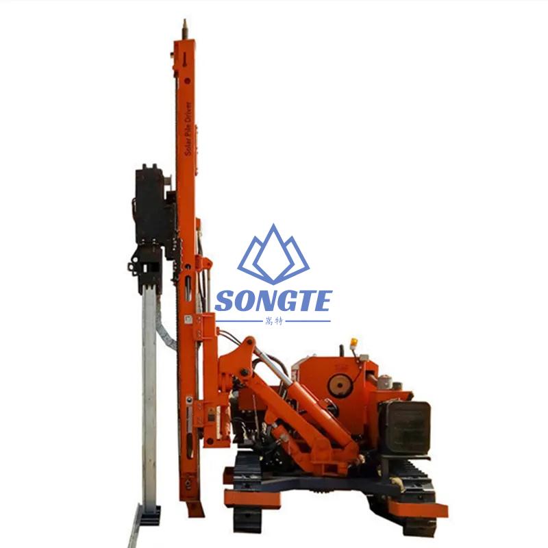SPV-60Y Hydraulic Ramming Pile Driver For Photovoltaic Station Construction