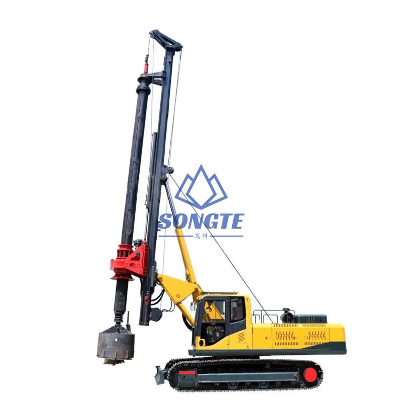 Rotary Piling Rig Machine SR-820 for 20m Pile Holes